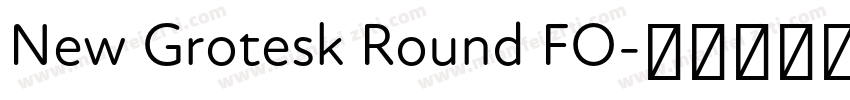 New Grotesk Round FO字体转换